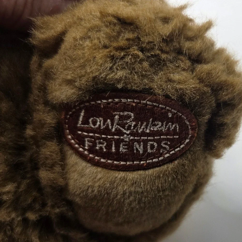 Dakin Low Rankein Friends Plush Bear Brown Textured Fur 7x10